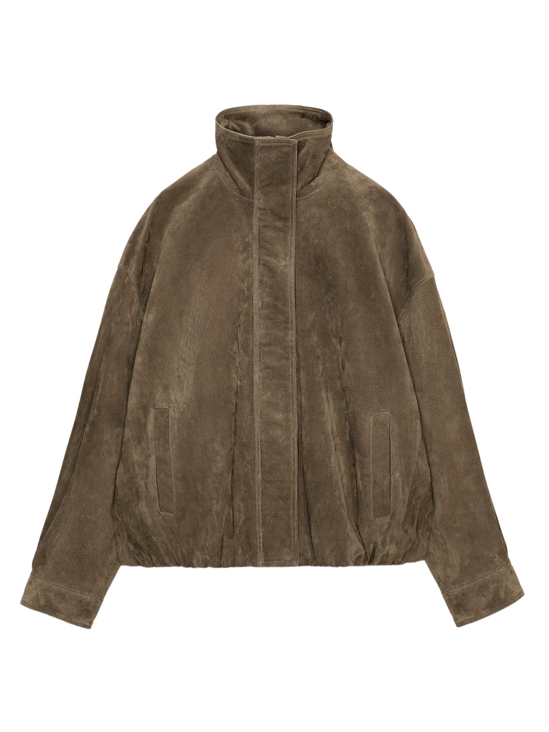 ZARA | 100% Volume Suede Leather Jacket – The UNDONE