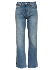 RE/DONE | 90s High Rise Loose in Worn Blue | The UNDONE