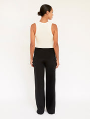BEARE PARK | Silk Crepe Relaxed Pant | The UNDONE