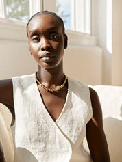 LIÉ STUDIO | The Elly Necklace in Gold | The UNDONE
