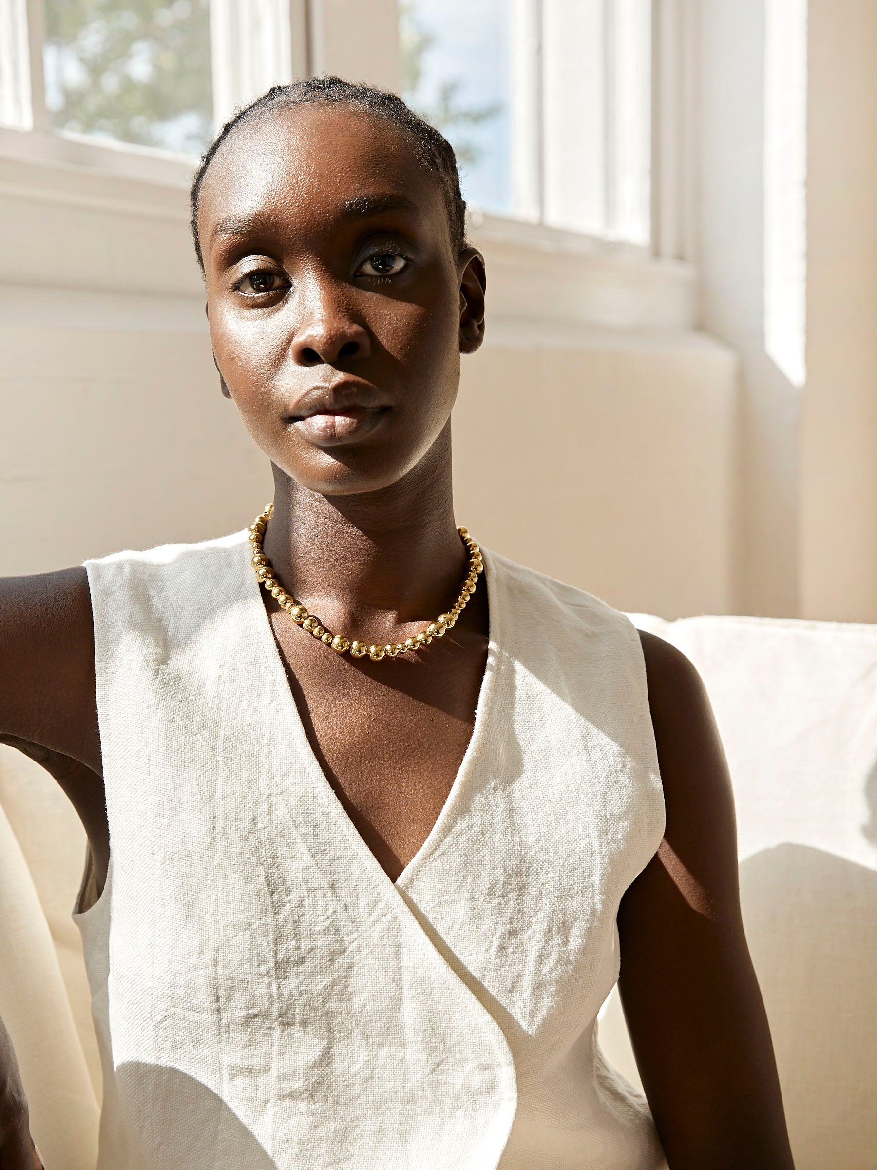 LIÉ STUDIO | The Elly Necklace in Gold | The UNDONE