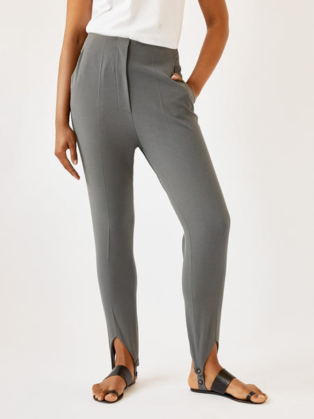 Nanushka Darby Stirrup Suit Pants in Grey The UNDONE by Nanushka