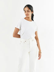 RE/DONE | Classic Tee in Vintage White | The UNDONE
