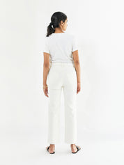 RE/DONE | Classic Tee in Vintage White | The UNDONE