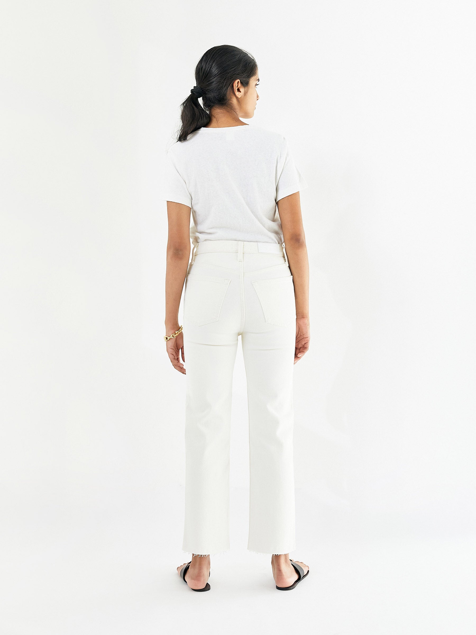 RE/DONE | Classic Tee in Vintage White | The UNDONE