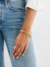 Rylan | Link Bracelet in Gold | The UNDONE