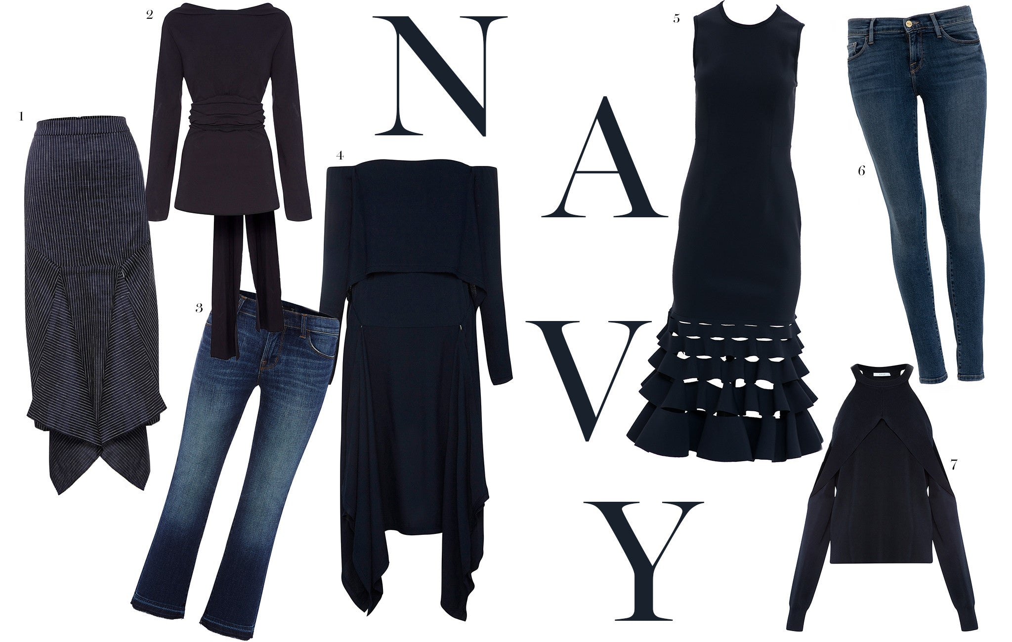Colour Palette: Navy and Denim