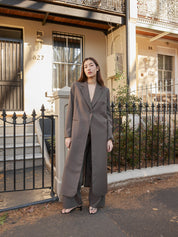 Harris Tapper | Tuxedo Coat in Cedar | The UNDONE