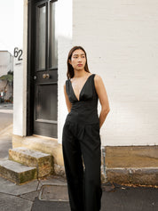 Wynn Hamlyn | Lily Top in Black | The UNDONE