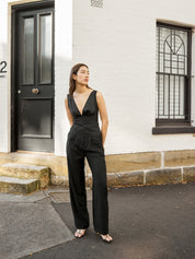 Wynn Hamlyn | Lily Top in Black | The UNDONE