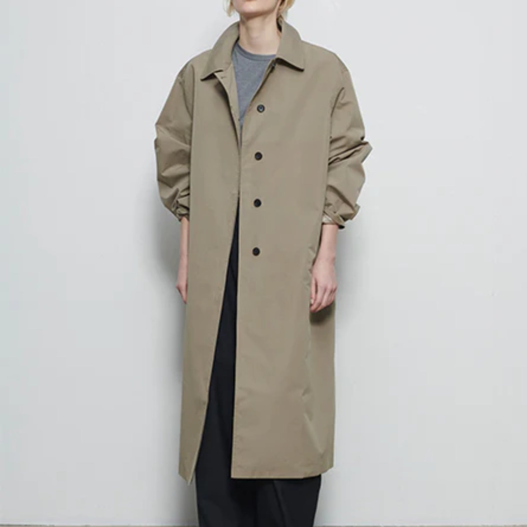 440ME Cotton Silk Trench