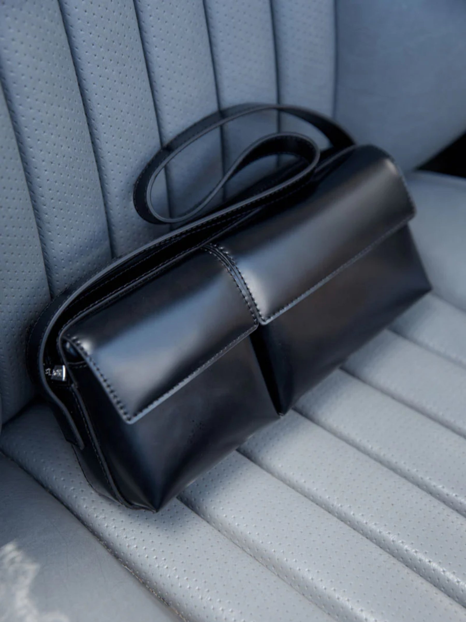St.Agni 90s Utility Shoulder Bag in Black