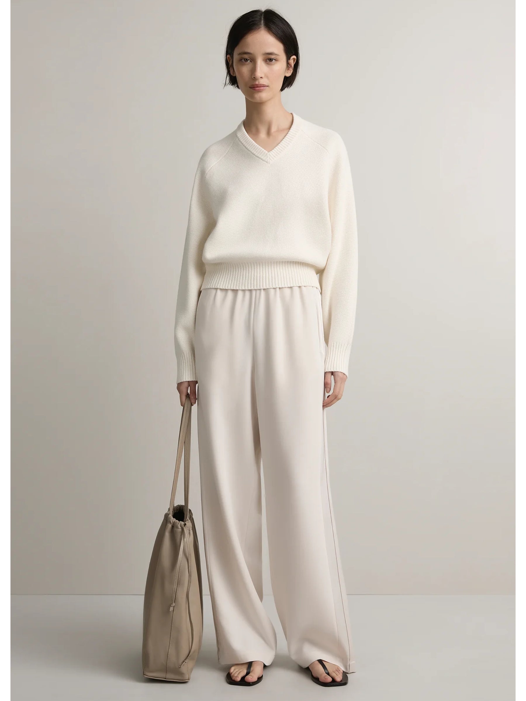 A.Emery | The Diot Knit in Oyster White