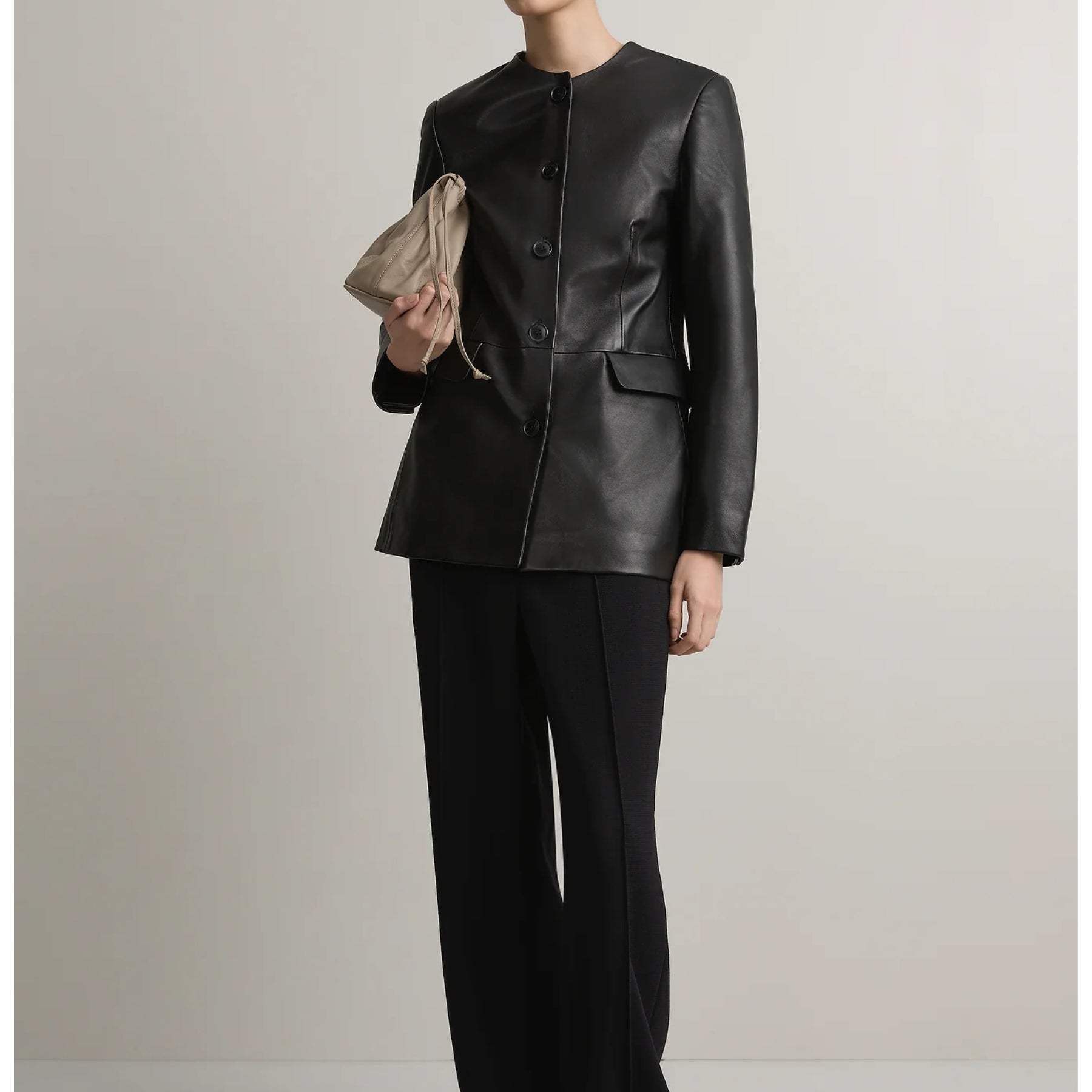 A.Emery | The Esme Leather Jacket in Black