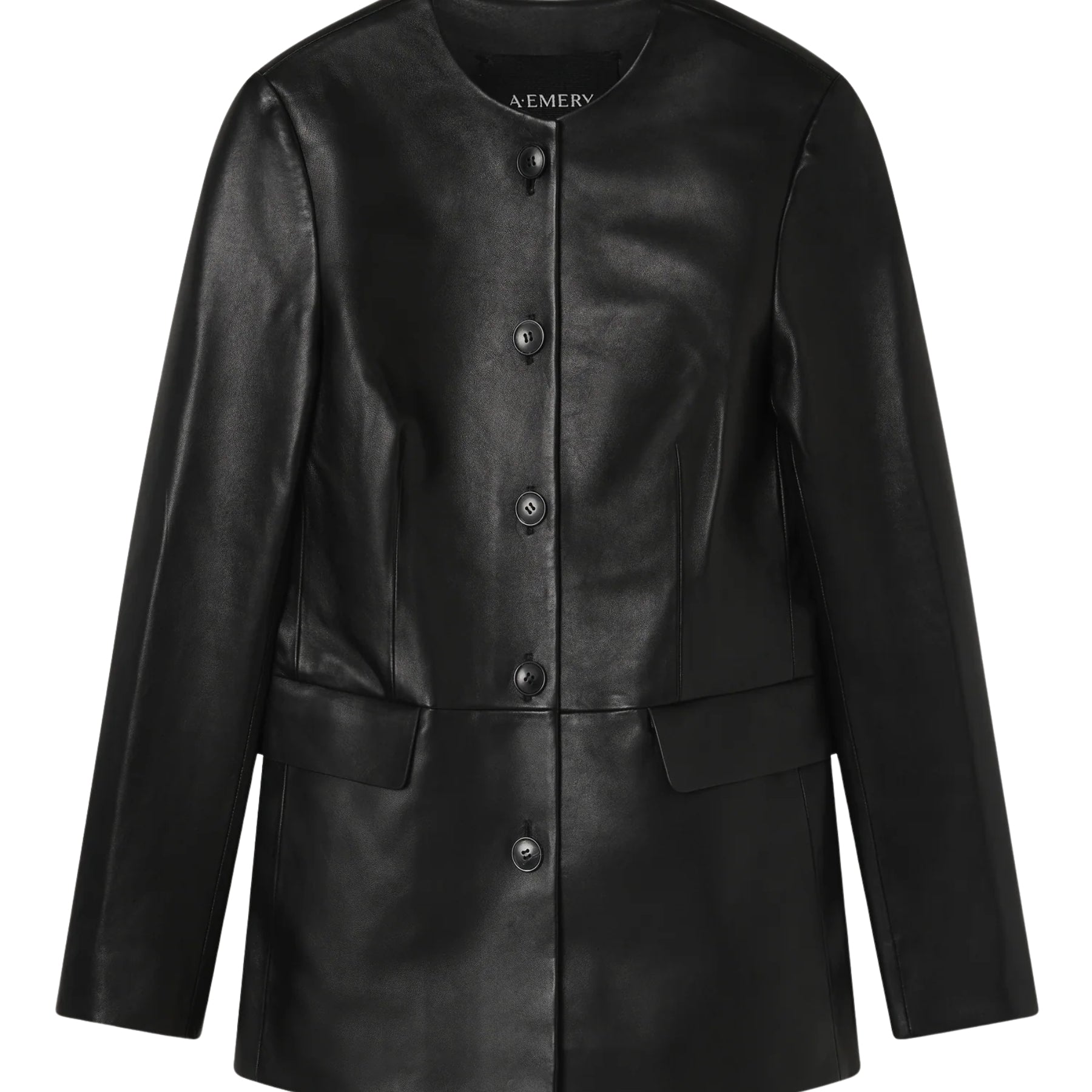 A.Emery | The Esme Leather Jacket in Black
