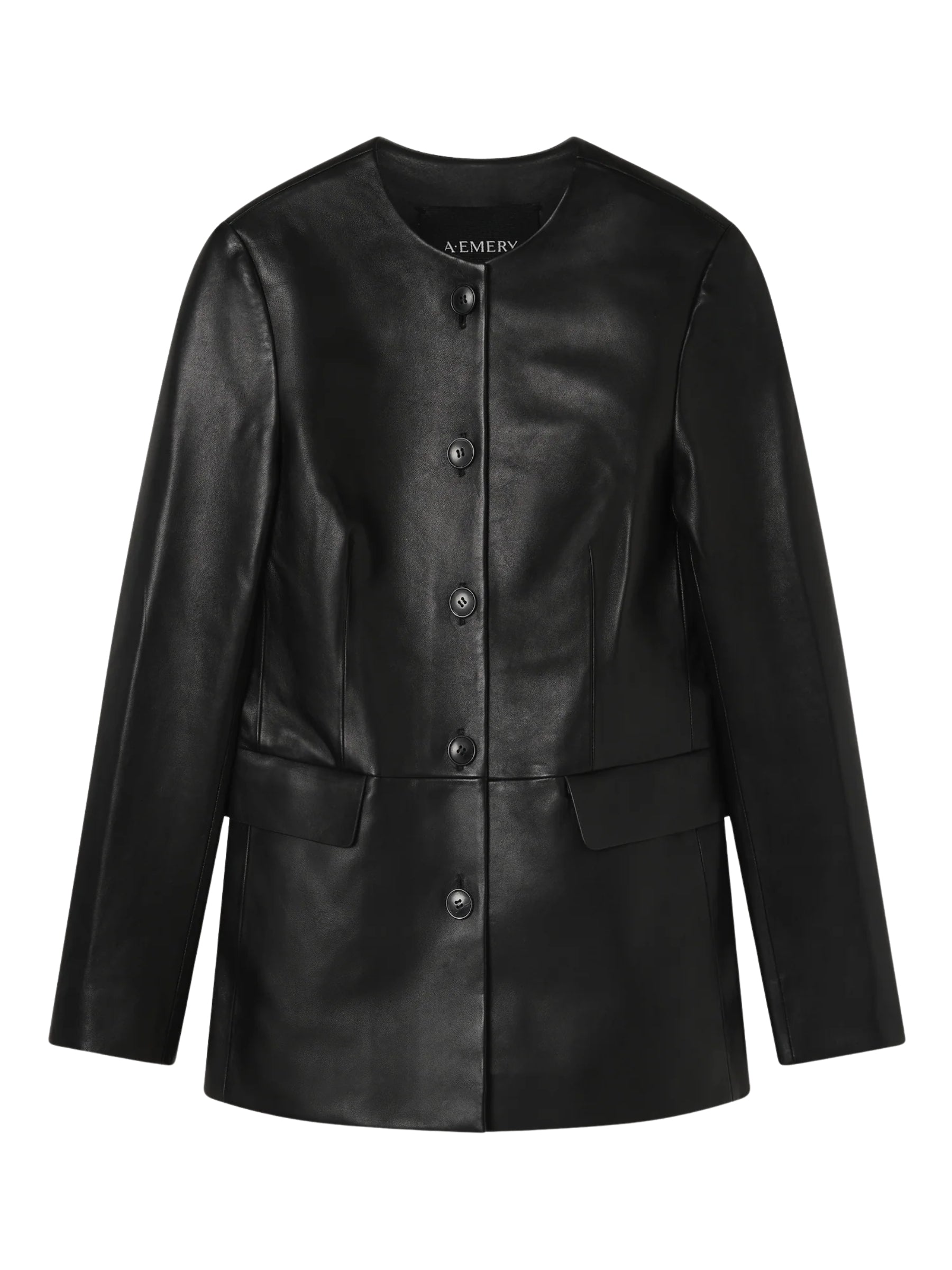 A.Emery | The Esme Leather Jacket in Black