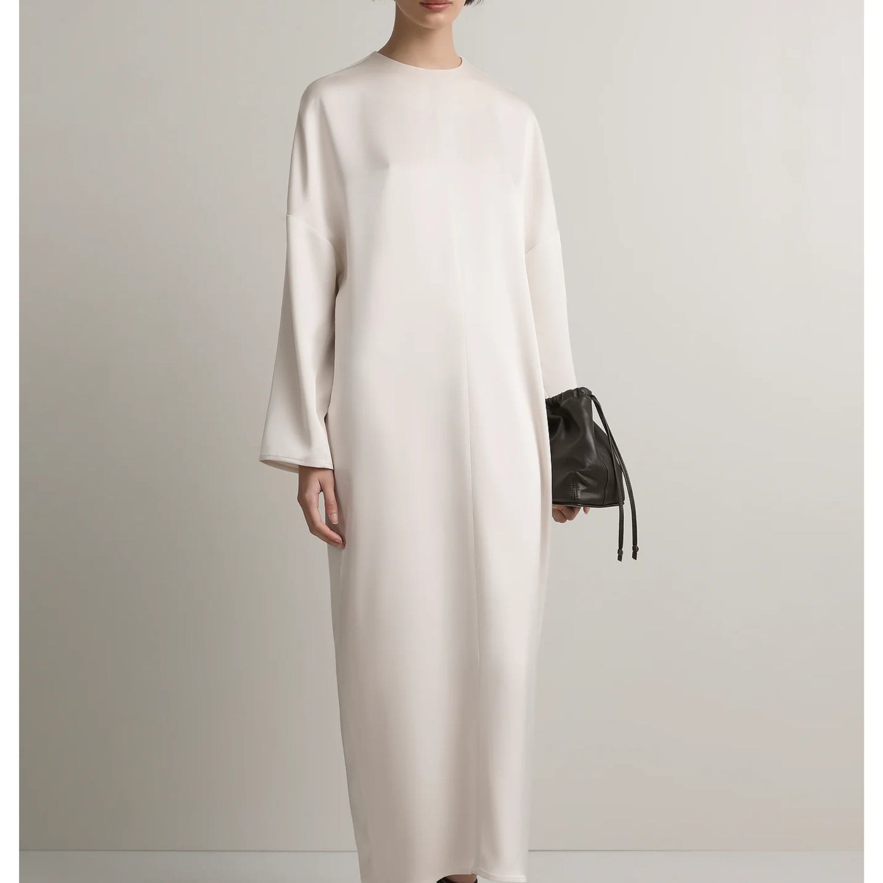 A.Emery | The Sisco Dress in White Oyster