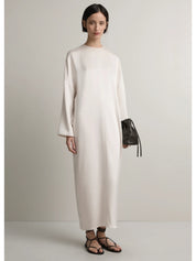 A.Emery | The Sisco Dress in White Oyster