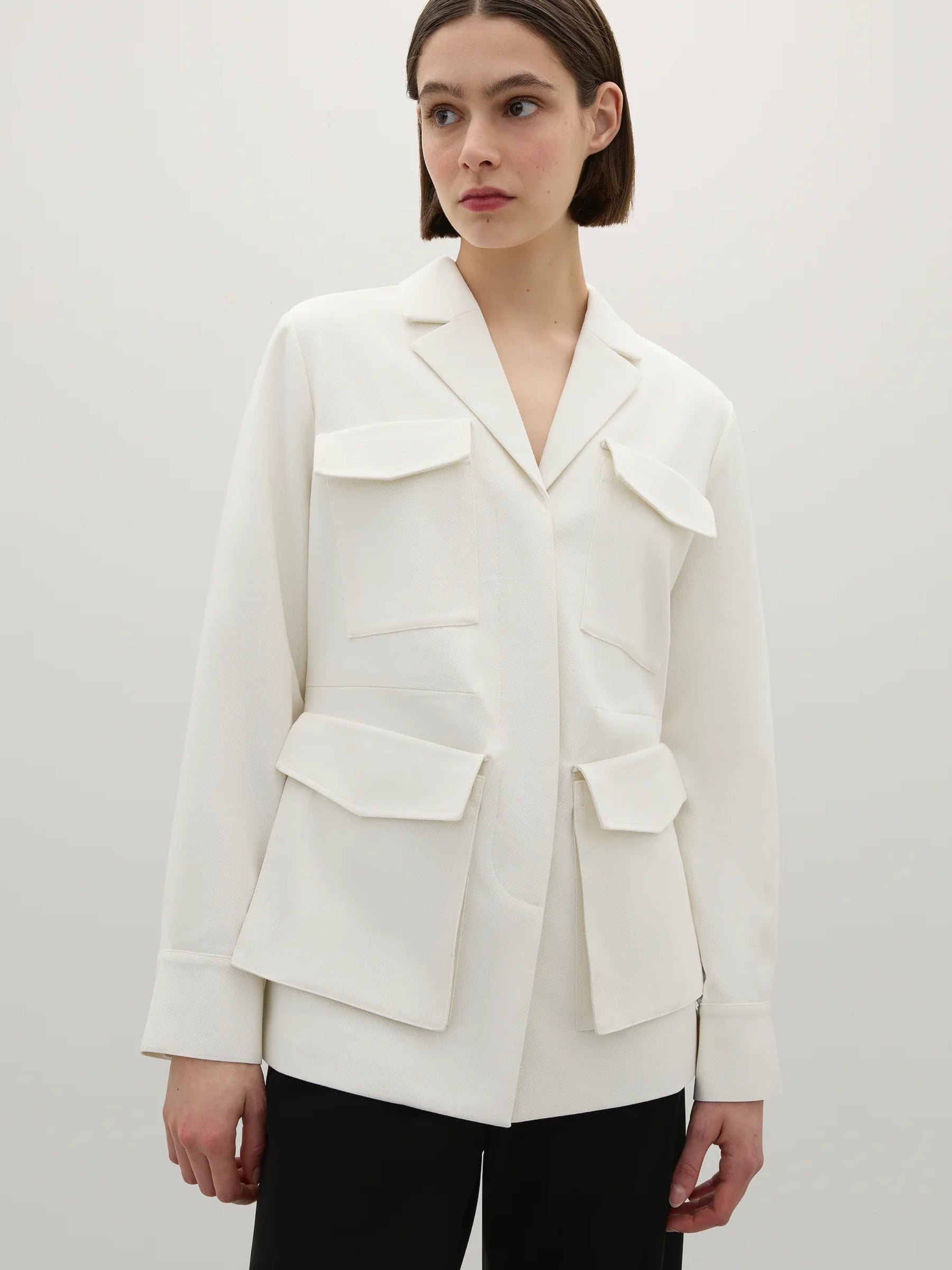 A.Emery The Frank Jacket in Parchment