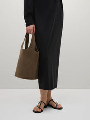 A.Emery | The Wren Bag in Sable Suede