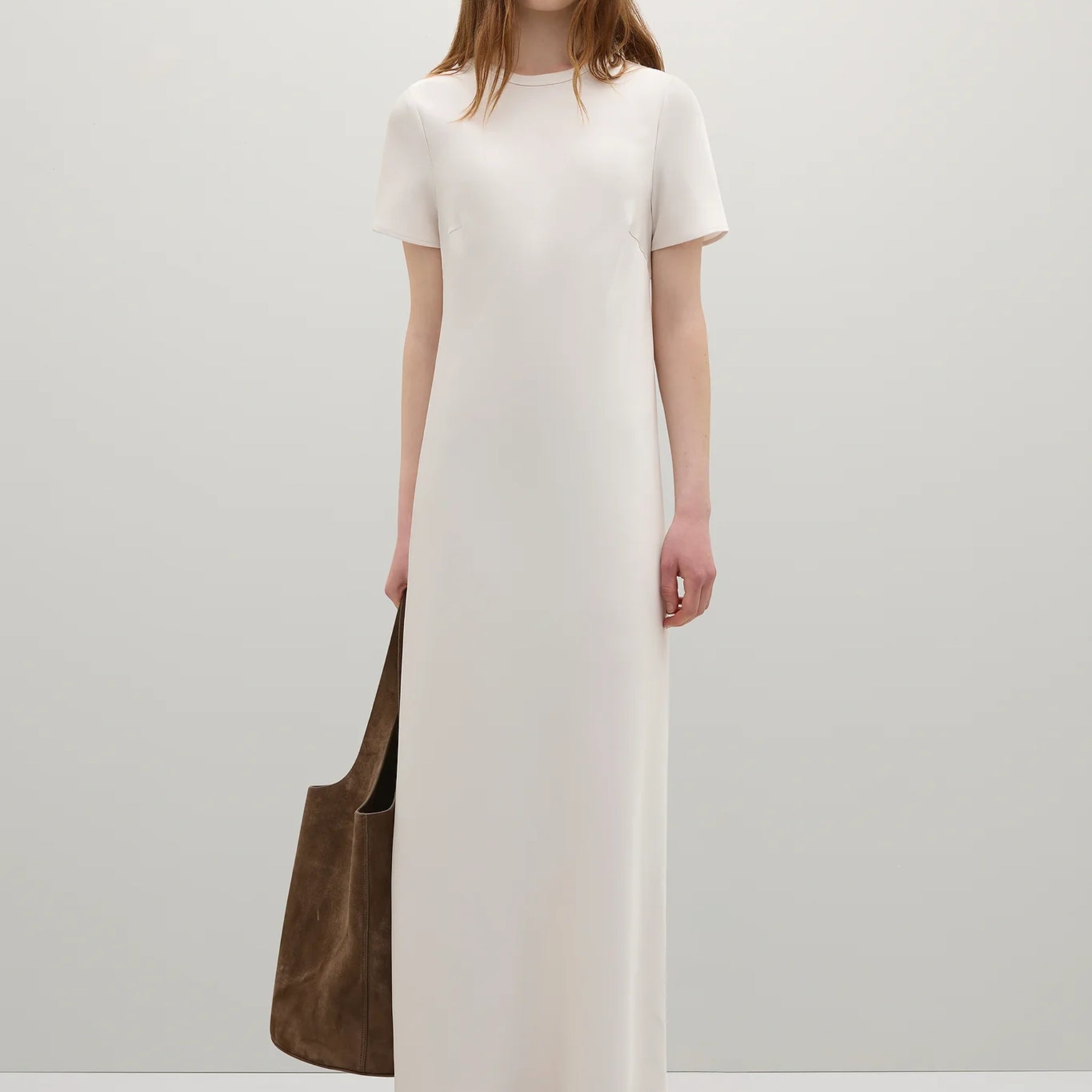 A.Emery | The Moore Dress in Oyster