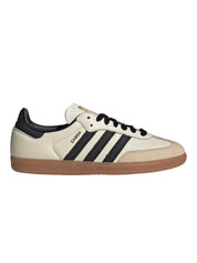 Adidas | Samba OG Shoes in Cream White, Core Black, Sand Strata | The UNDONE