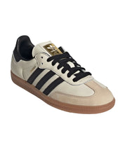 Adidas | Samba OG Shoes in Cream White, Core Black, Sand Strata | The UNDONE