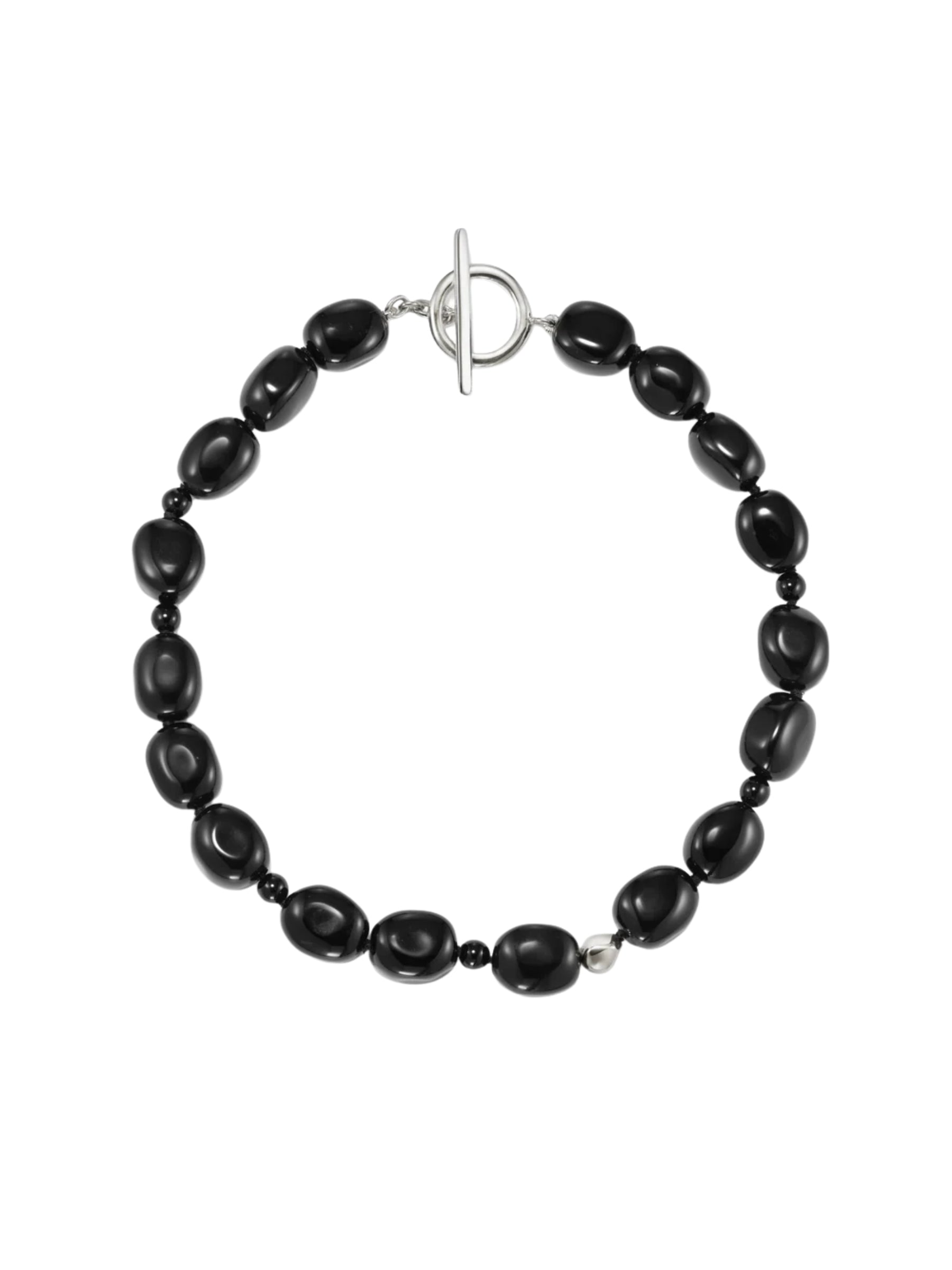 Agmes Dara Necklace in Black Onyx