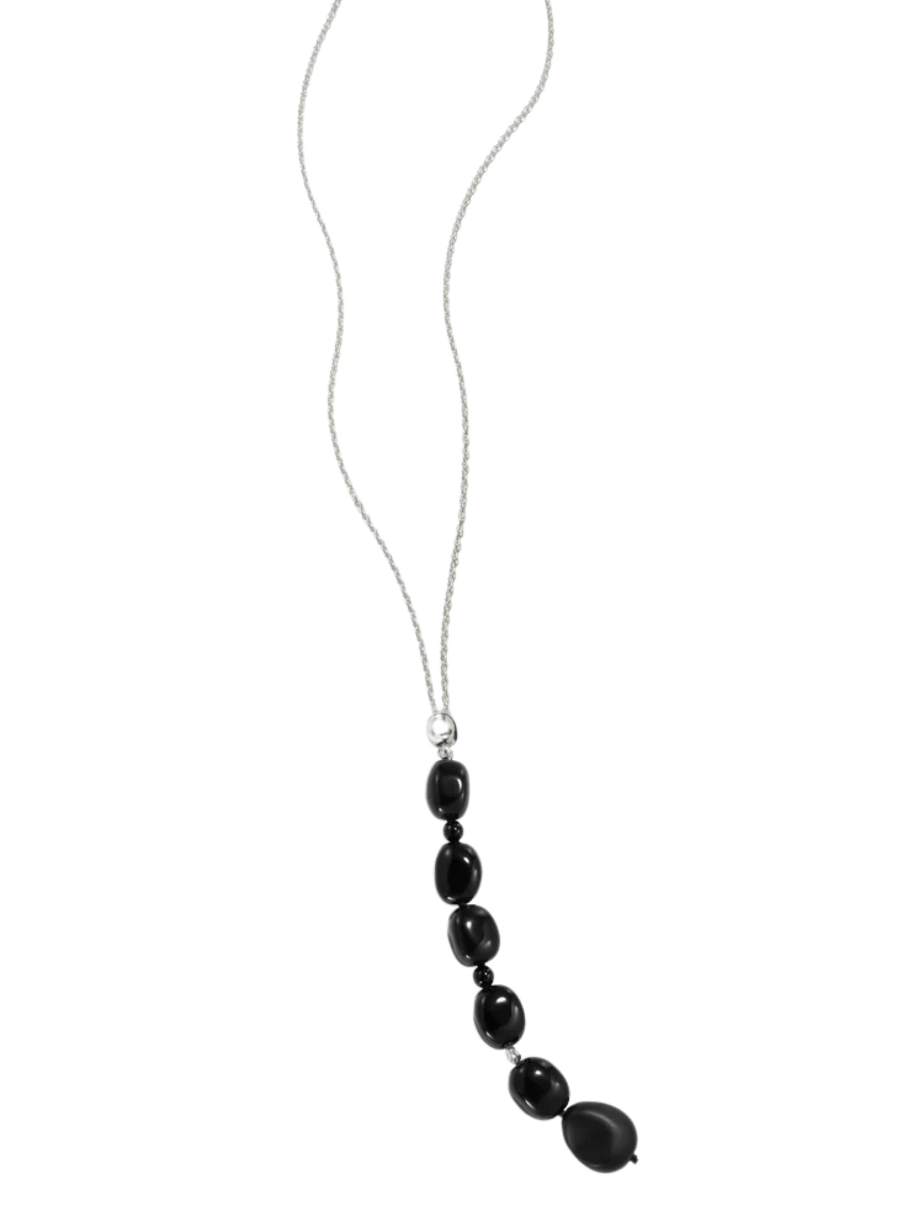 Agmes Selma Pendant in Black Onyx