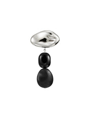 Agmes Tess Brooch in Black Onyx
