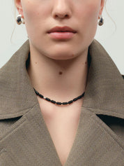 Agmes Selma Pendant in Black Onyx