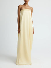 Anna Quan Strapless Delfina Dress in Champagne