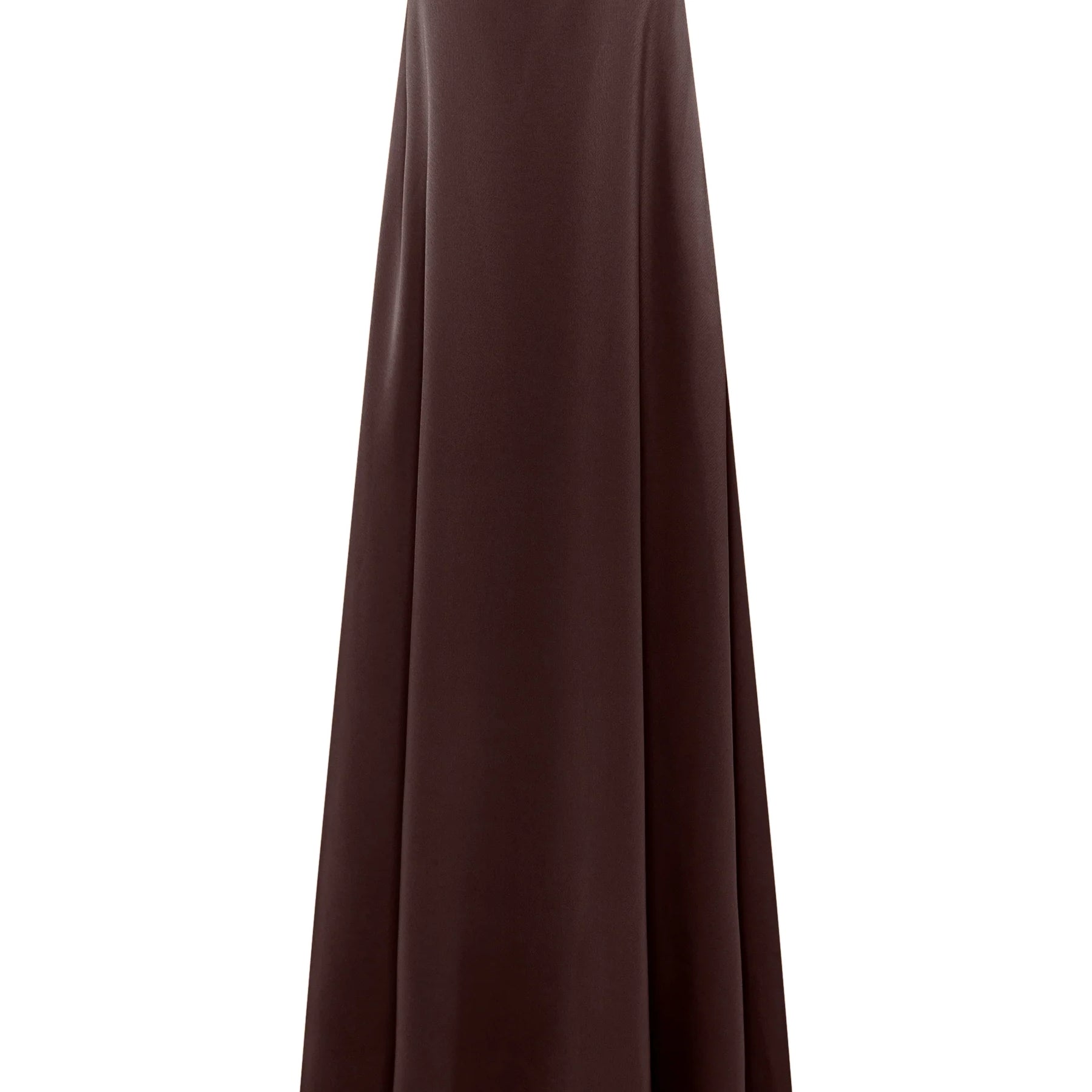 Anna Quan Strapless Delfina Dress in Chocolate Brown