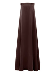 Anna Quan Strapless Delfina Dress in Chocolate Brown