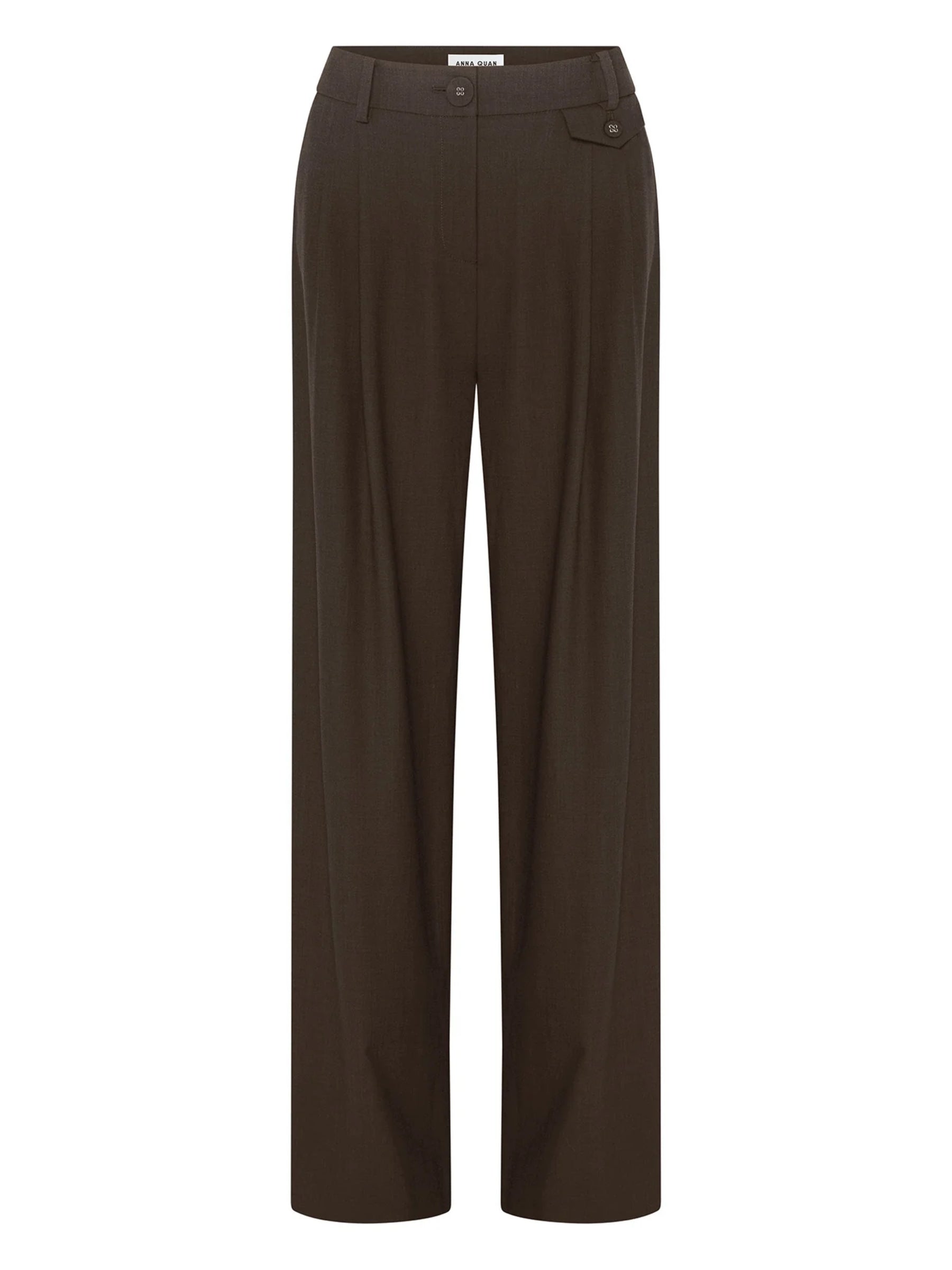 Anna Quan Chocolate Brown Nico Pant