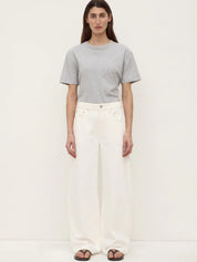 Assembly Label Low Curve Mid Rise Jean in White