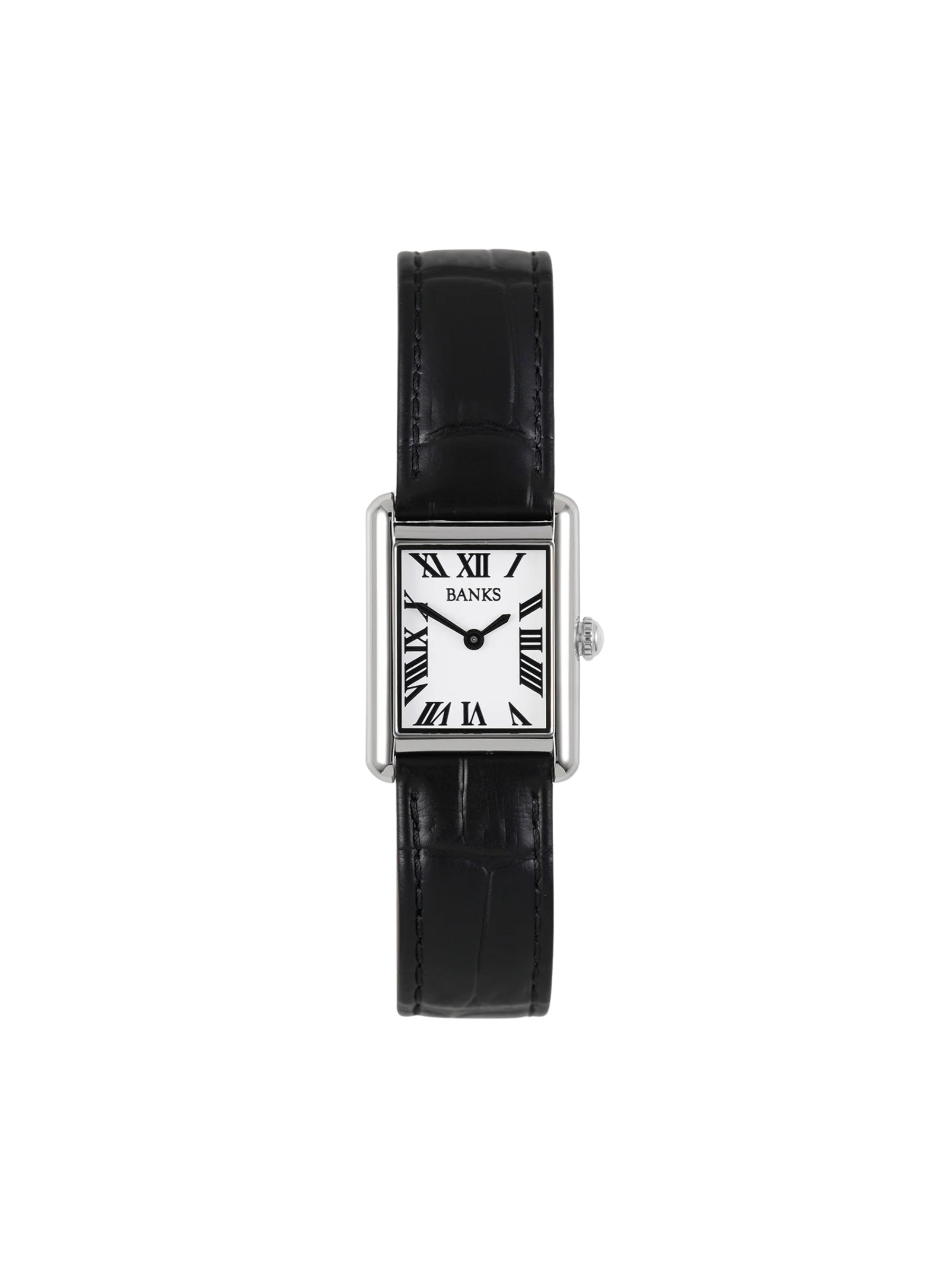 Banks Timepieces | Classic Blanc | Silver and Black