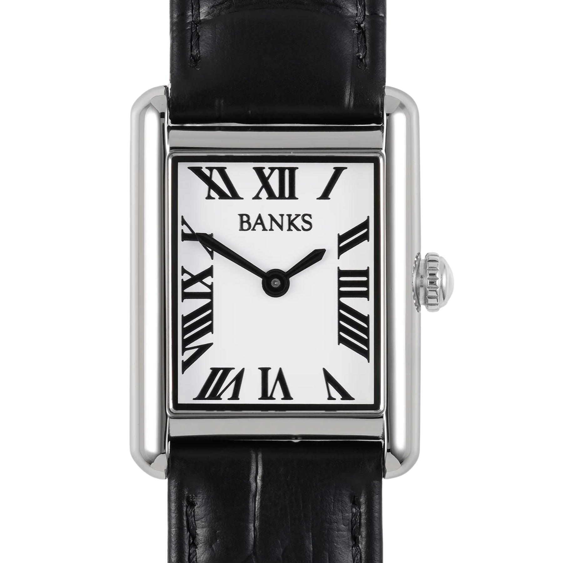 Banks Timepieces | Classic Blanc | Silver and Black