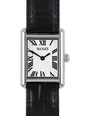 Banks Timepieces | Classic Blanc | Silver and Black
