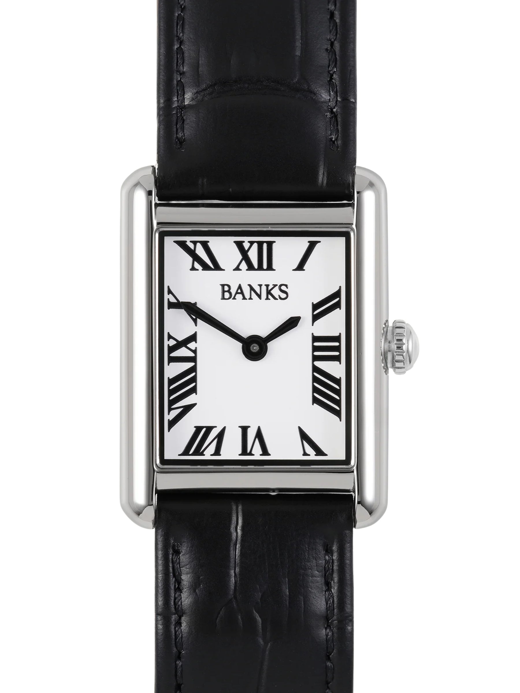 Banks Timepieces | Classic Blanc | Silver and Black