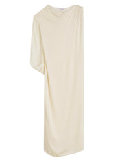 Bondi Born | Ardea Asymmetric Maxi Dress - Pearl