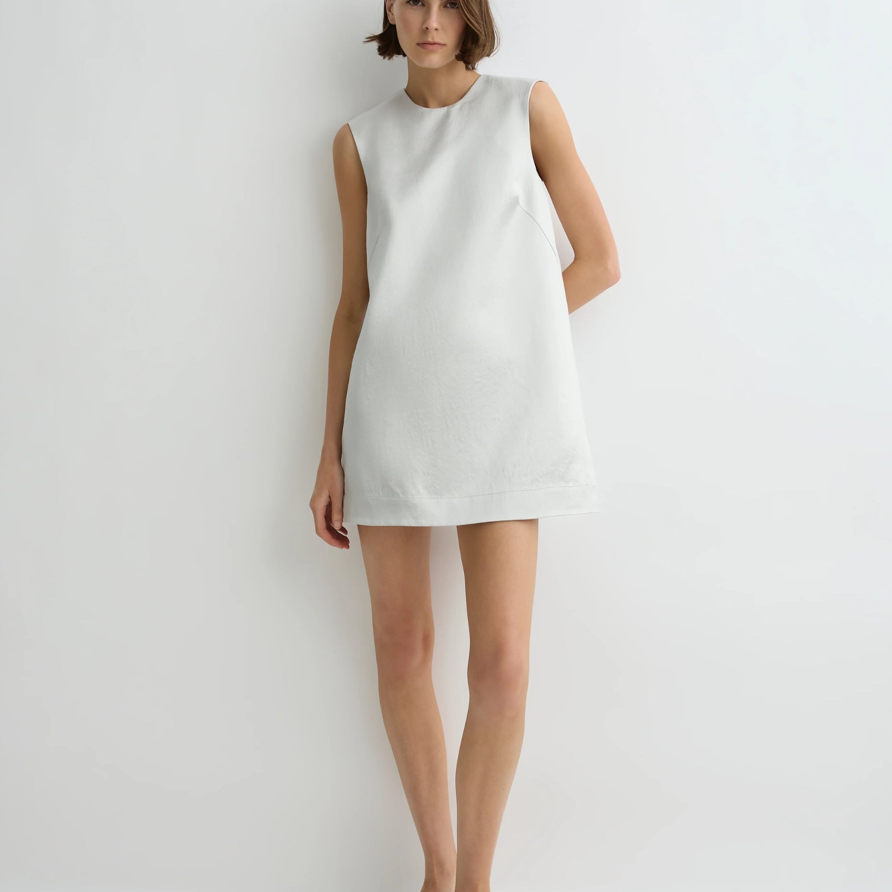 Bondi Born | Kobe Mini Shift Dress - Platinum