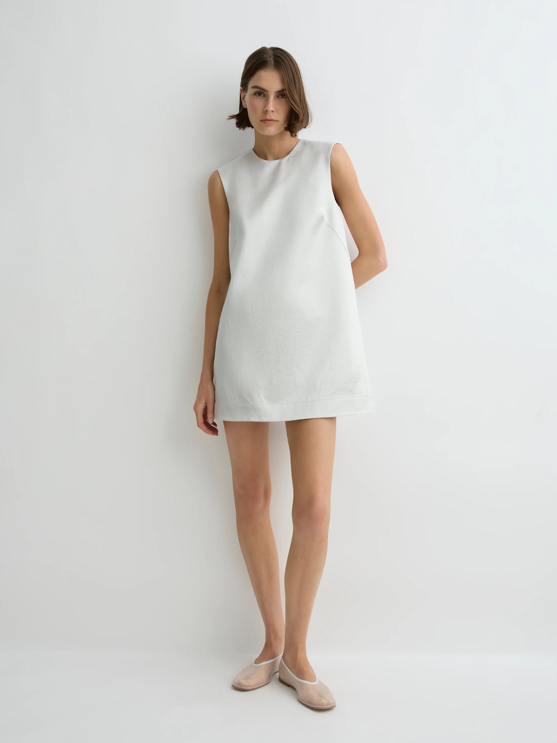 Bondi Born | Kobe Mini Shift Dress - Platinum