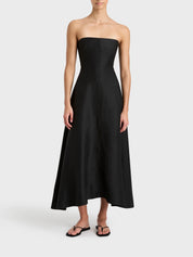 Bondi Born | Bormio Strapless Maxi Dress - Black