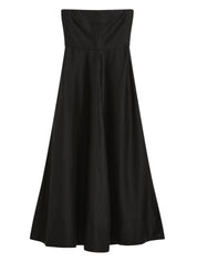 Bondi Born | Bormio Strapless Maxi Dress - Black