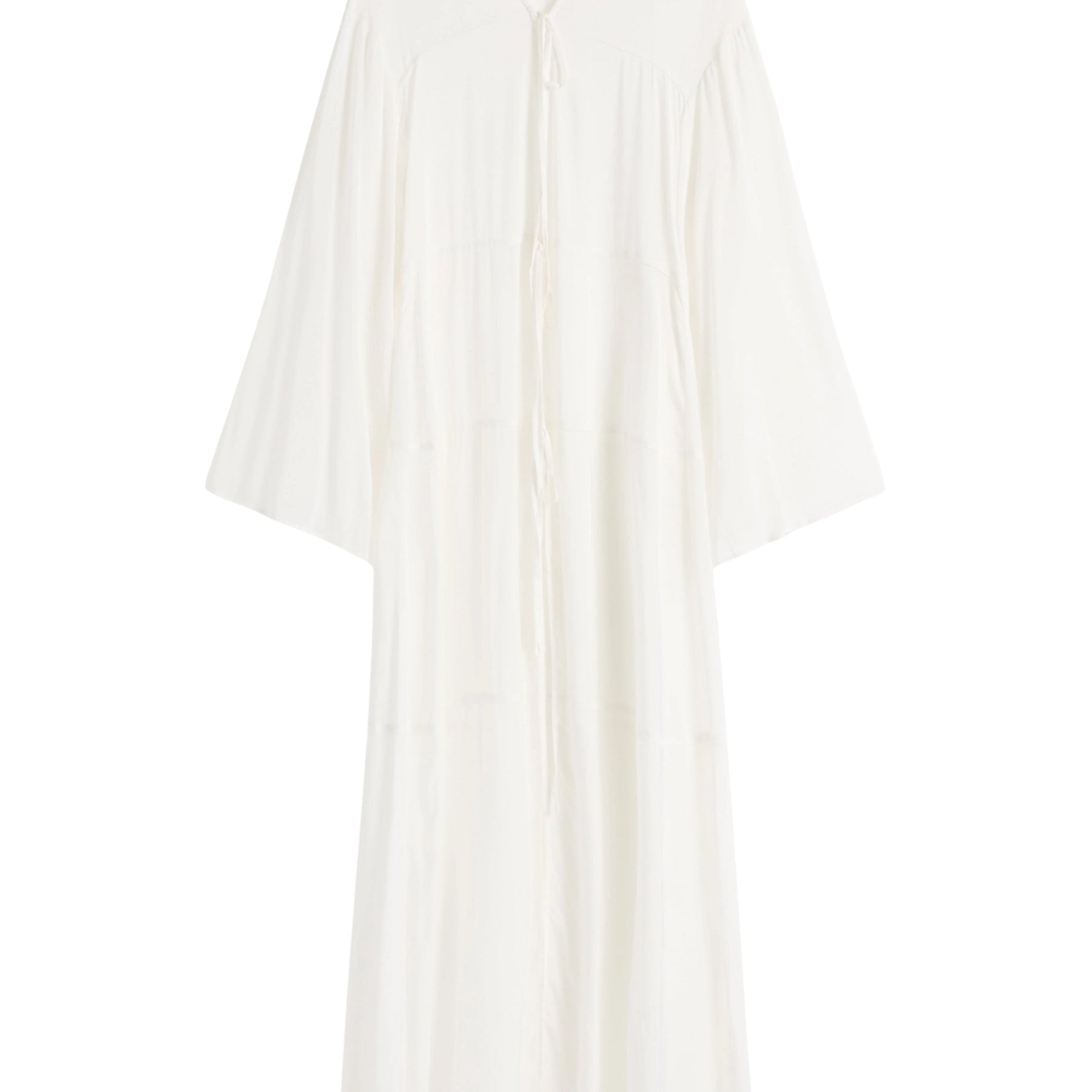 Bondi Born | Cremona Tie-Front Maxi Coverup - White