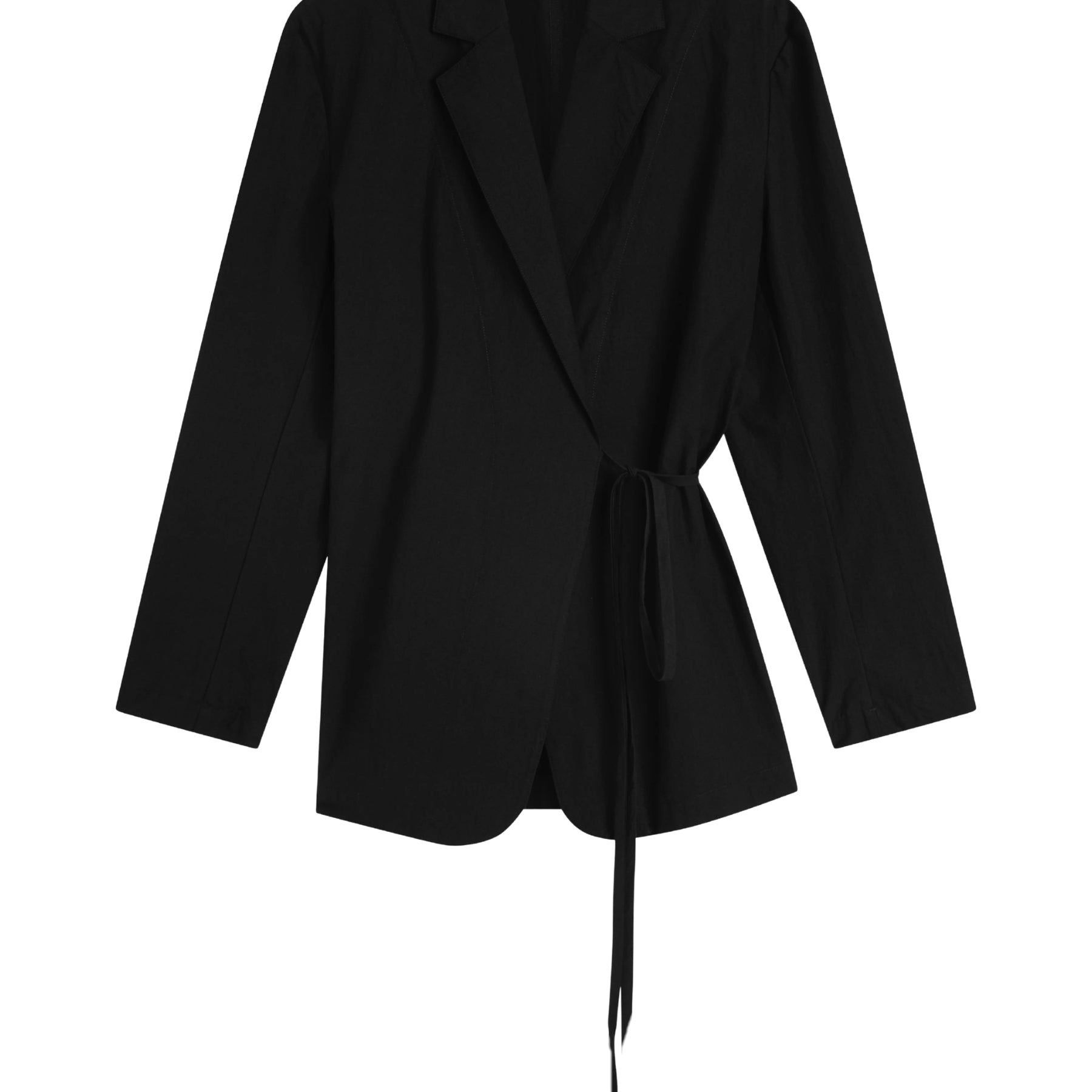 Bondi Born | Kyoto Wrap Shirt - Black