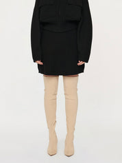 Clea | Mia Knit Skirt in Black | The UNDONE