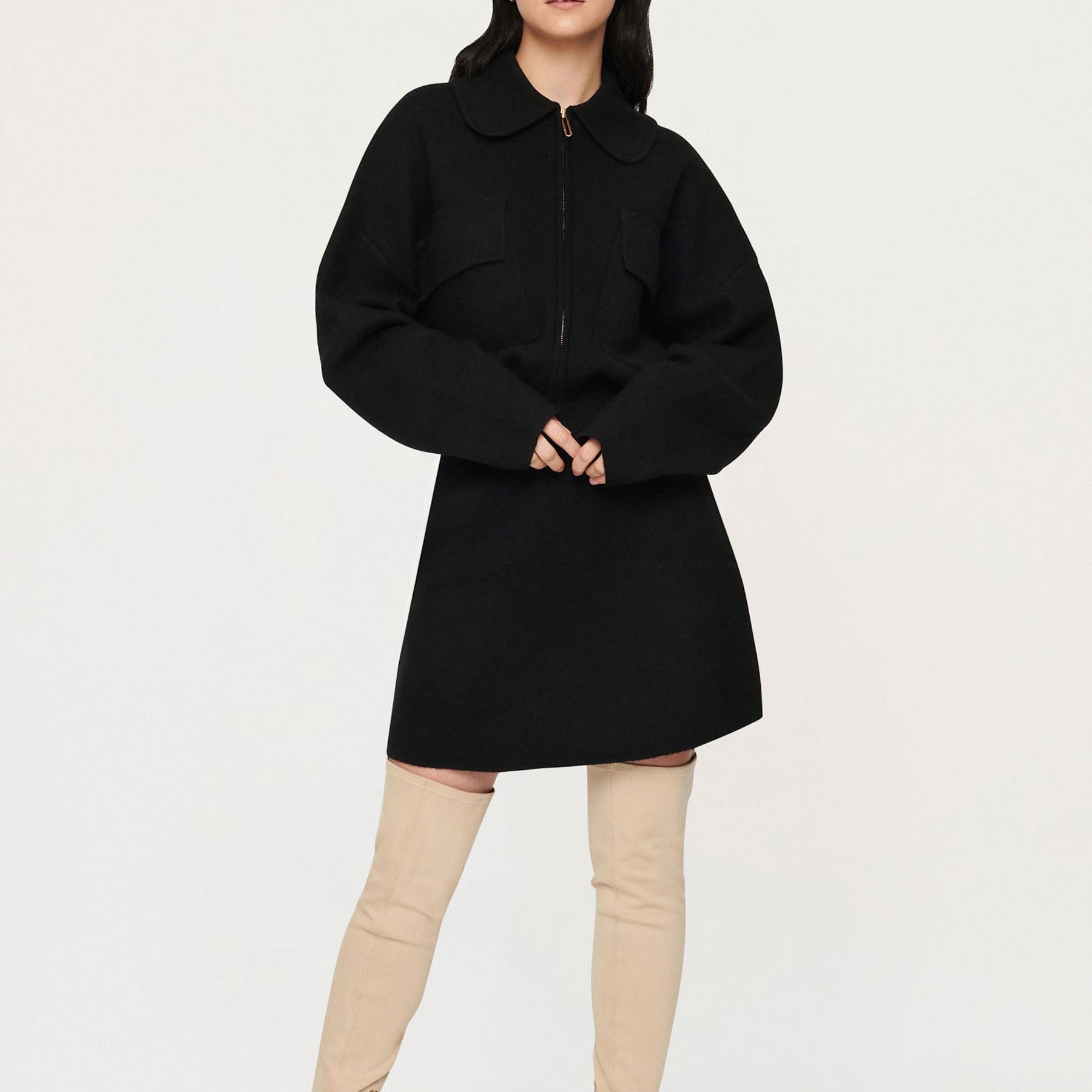 Clea | Mia Knit Skirt in Black | The UNDONE