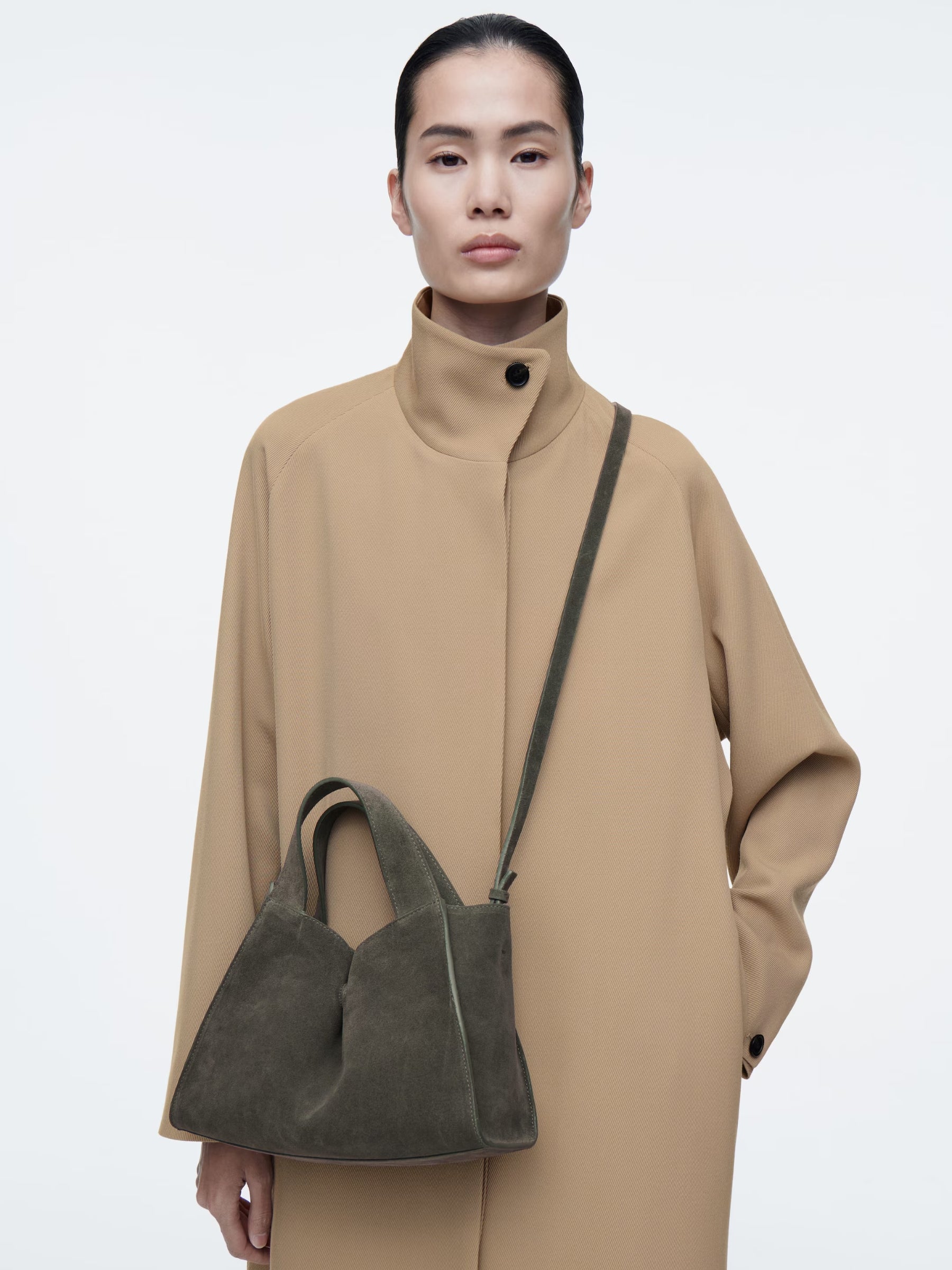 COS | Alcove Mini Tote Bag - Suede
